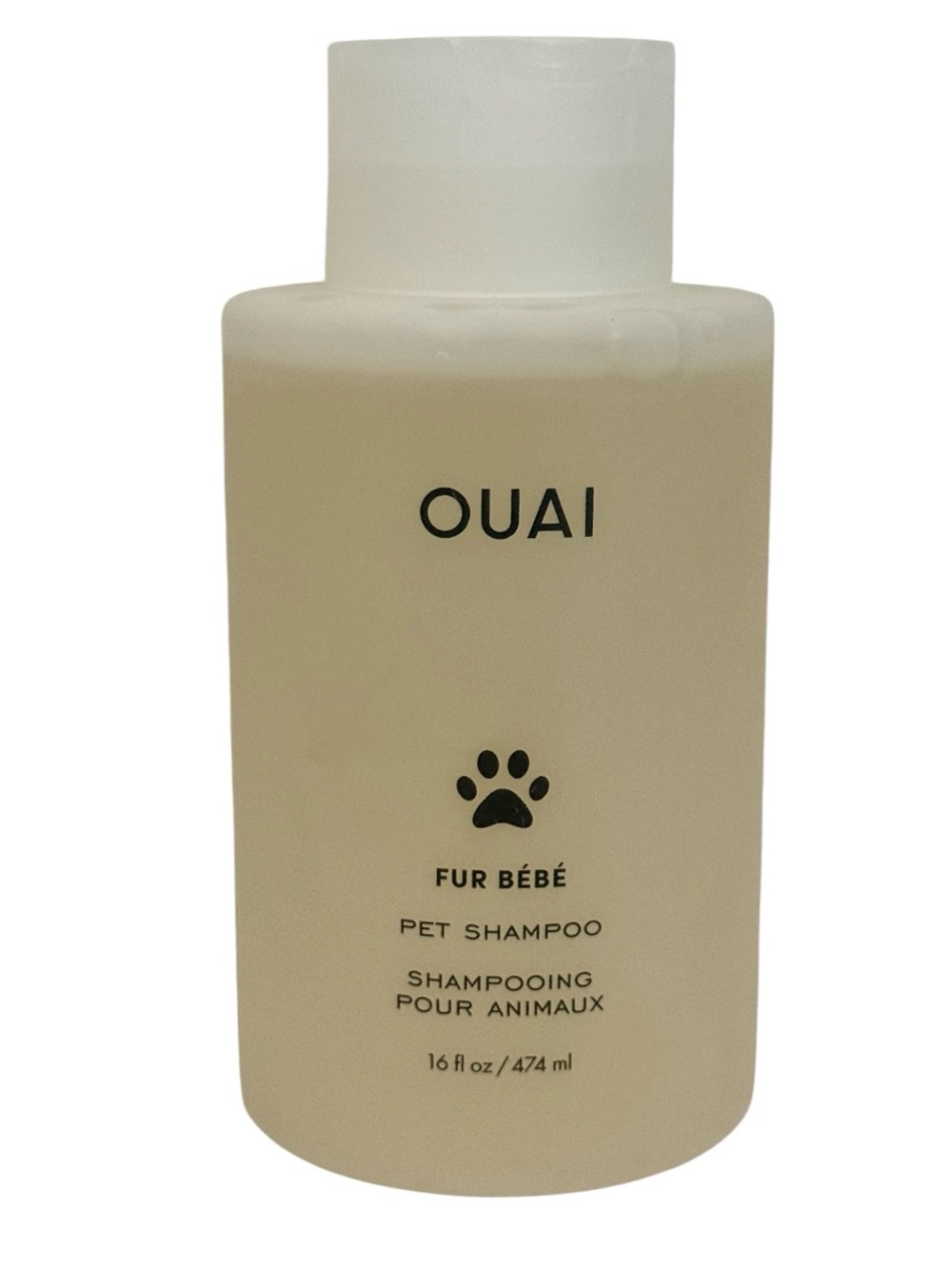 OUAI Fur Bébé Pet Shampoo Mercer Street Scent Vegan 16 fl oz Partial